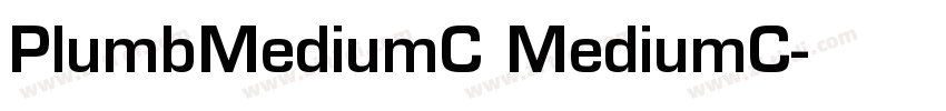 PlumbMediumC MediumC字体转换